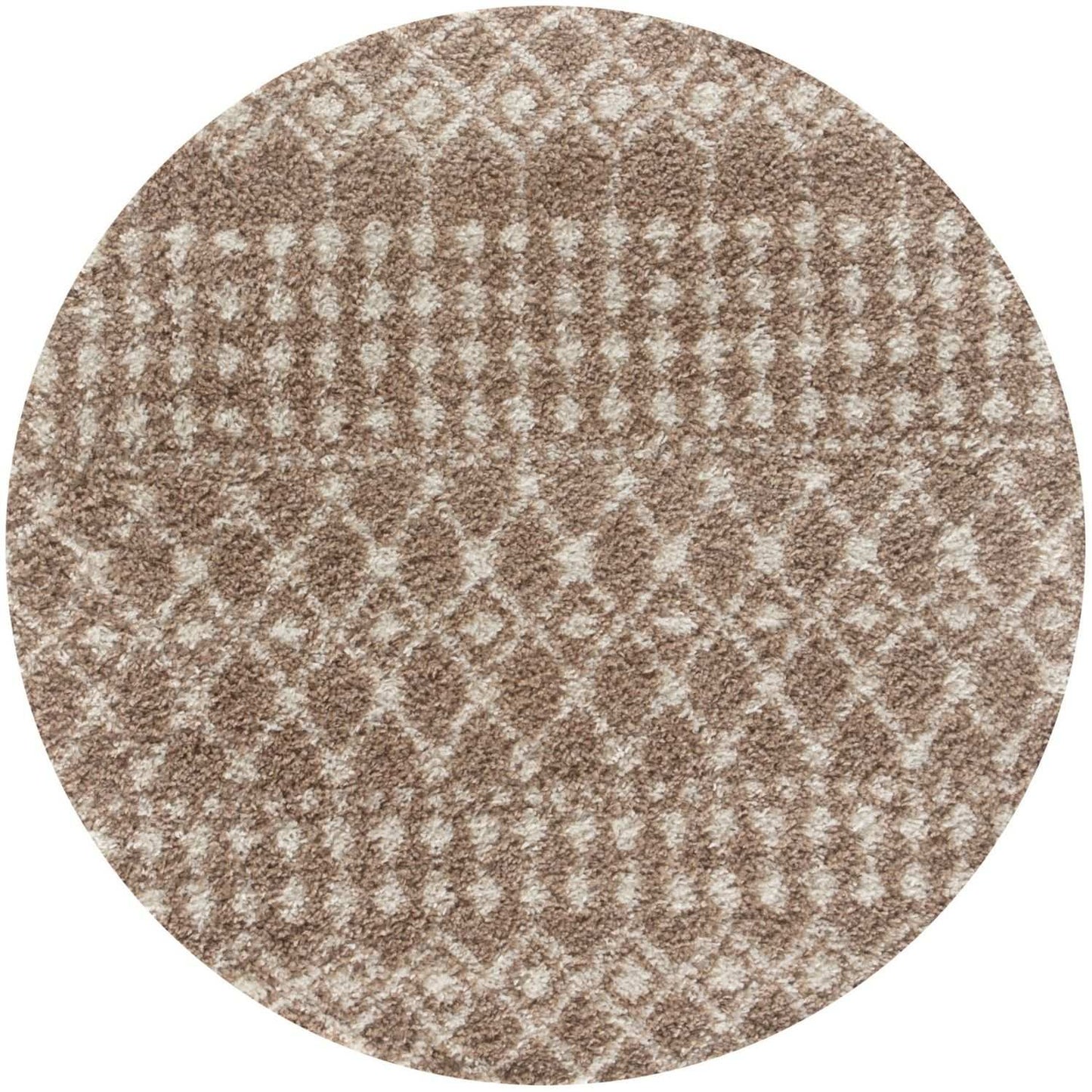 Moroccan Beige Shaggy Rug | 1020