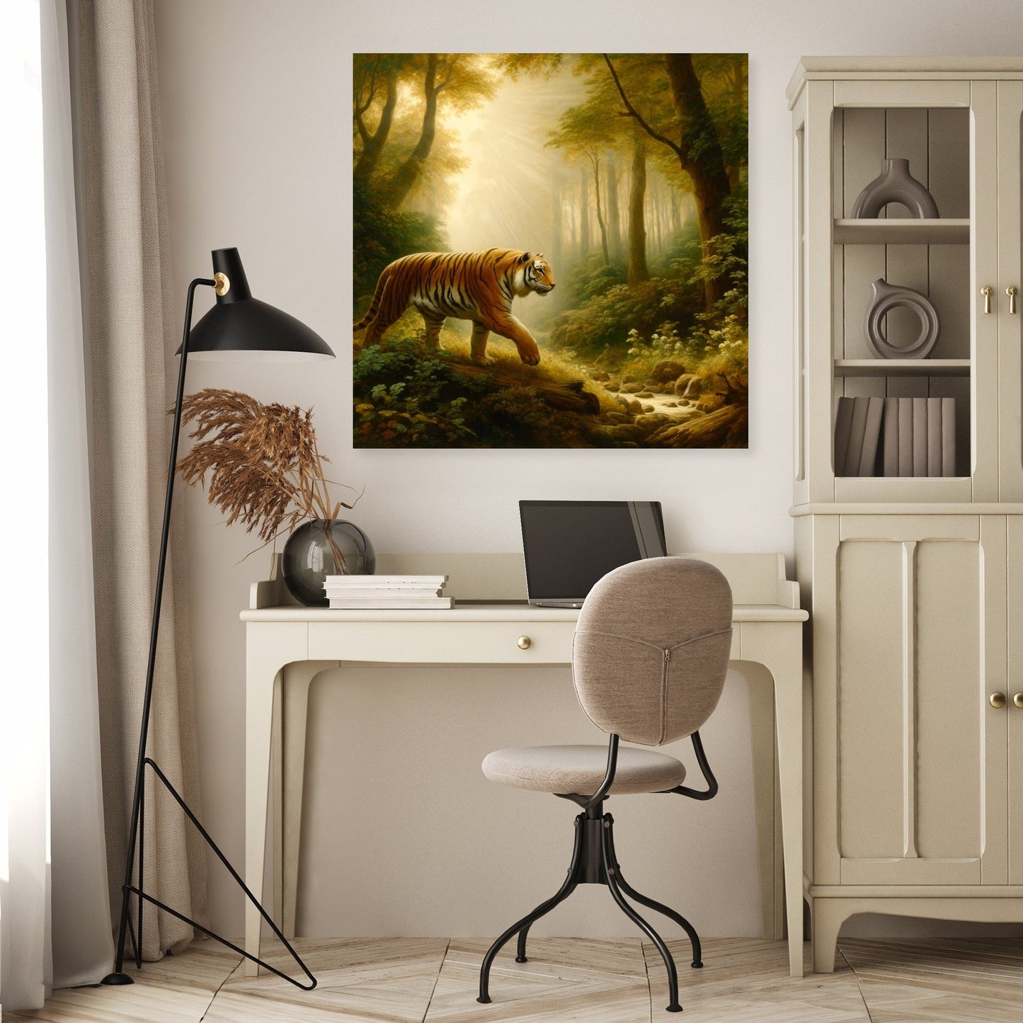 Classical Forest Tiger Canvas