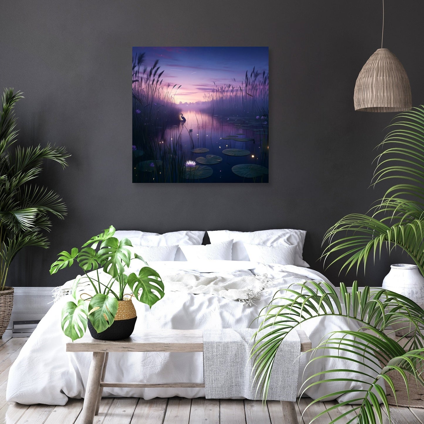 Twilight Wetland Canvas