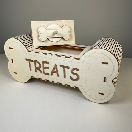 Dog Treat Box - Flatpack Model Kit By Curious Rabbit ®