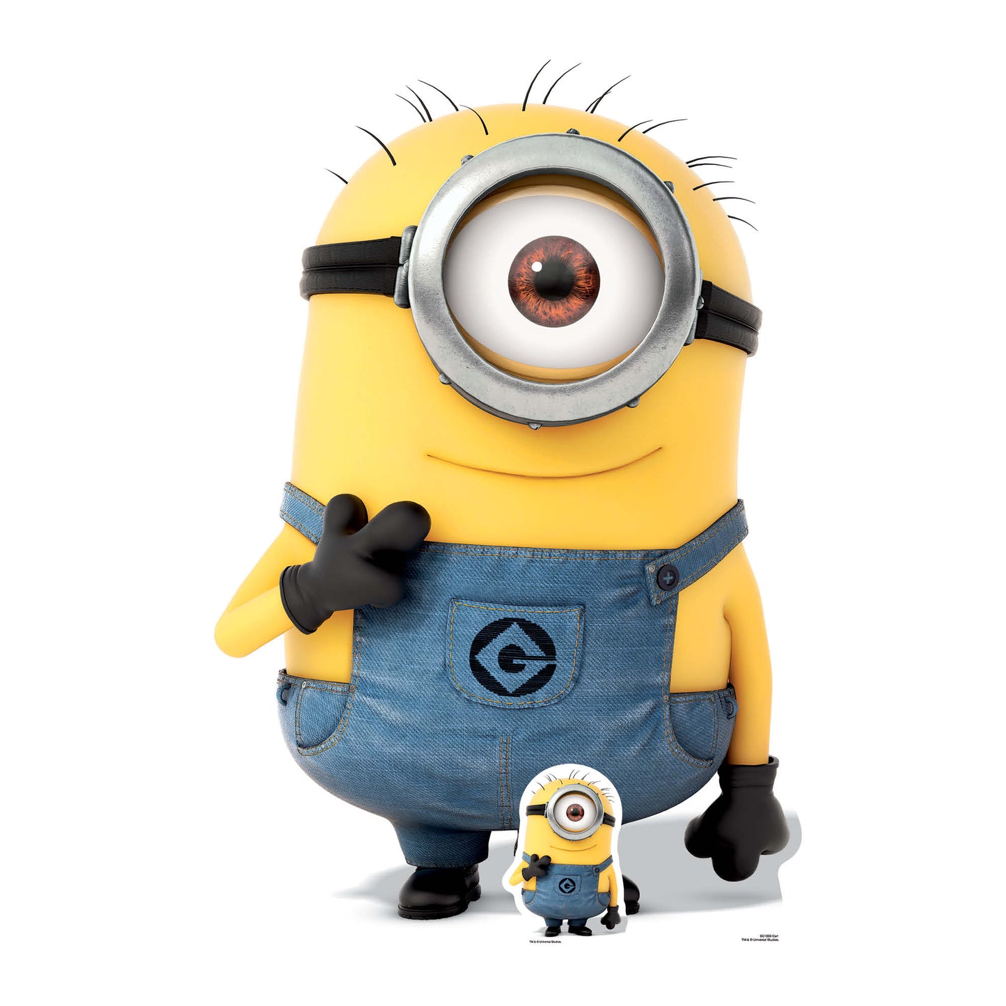 SC1033 Carl – Minion Smiling Cardboard Cut Out Height 139cm