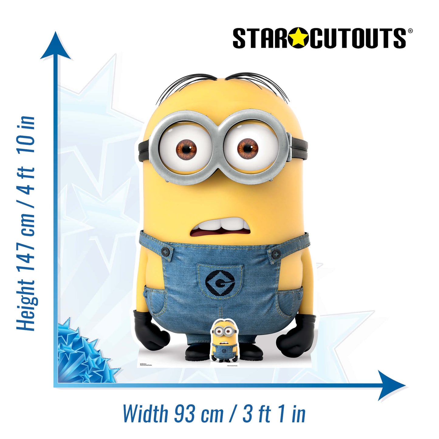 SC1034 Dave – Minion Cardboard Cut Out Height 147cm