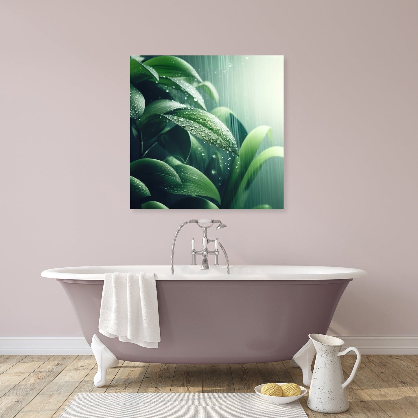 Raindrop Serenity Canvas