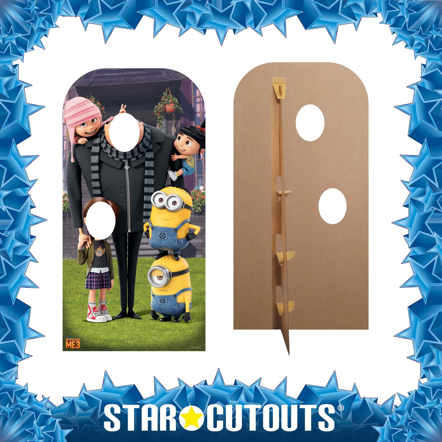 SC1045 Despicable Me Adult and Child Stand-In Cardboard Cut Out Height 185cm