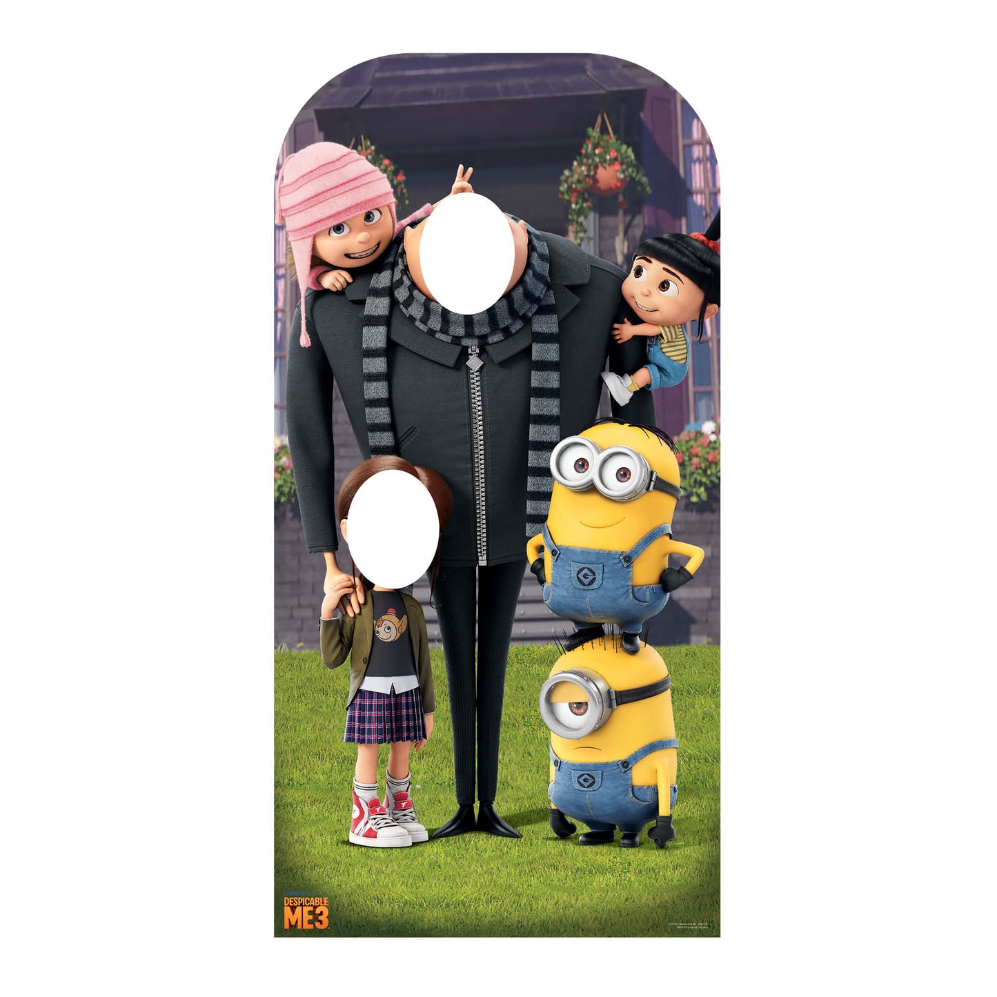 SC1045 Despicable Me Adult and Child Stand-In Cardboard Cut Out Height 185cm