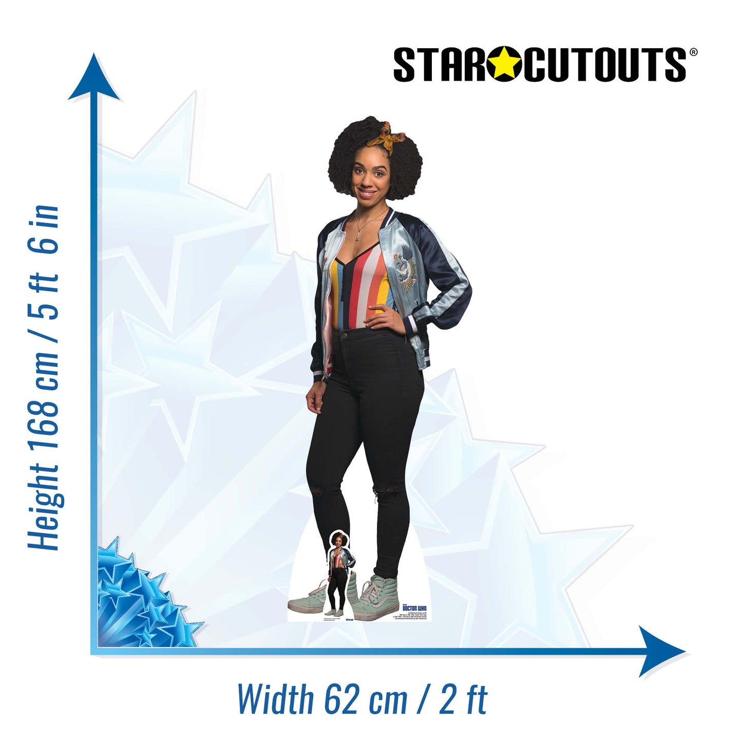 SC1048 Bill Doctor Who Cardboard Cut Out Height 168cm