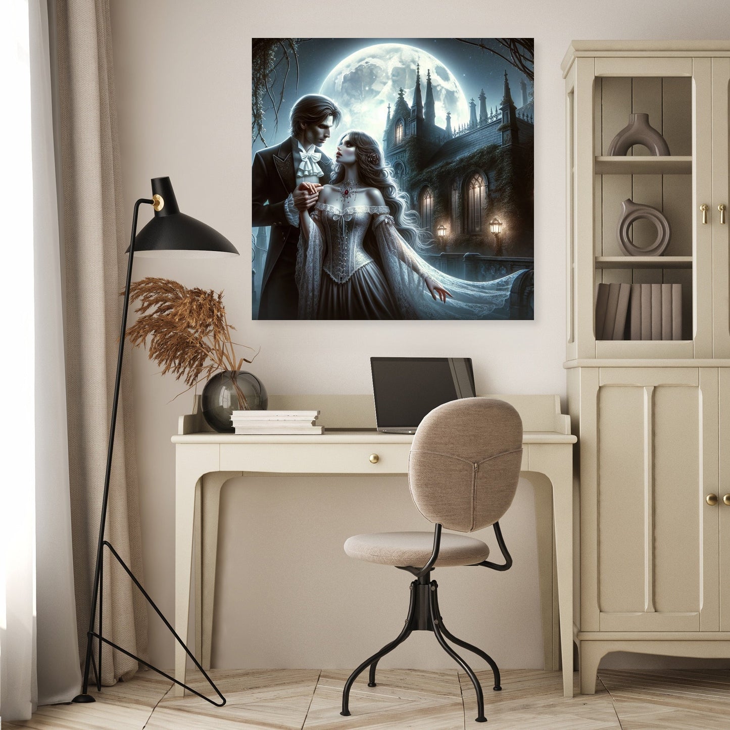 Moonlit Embrace Canvas