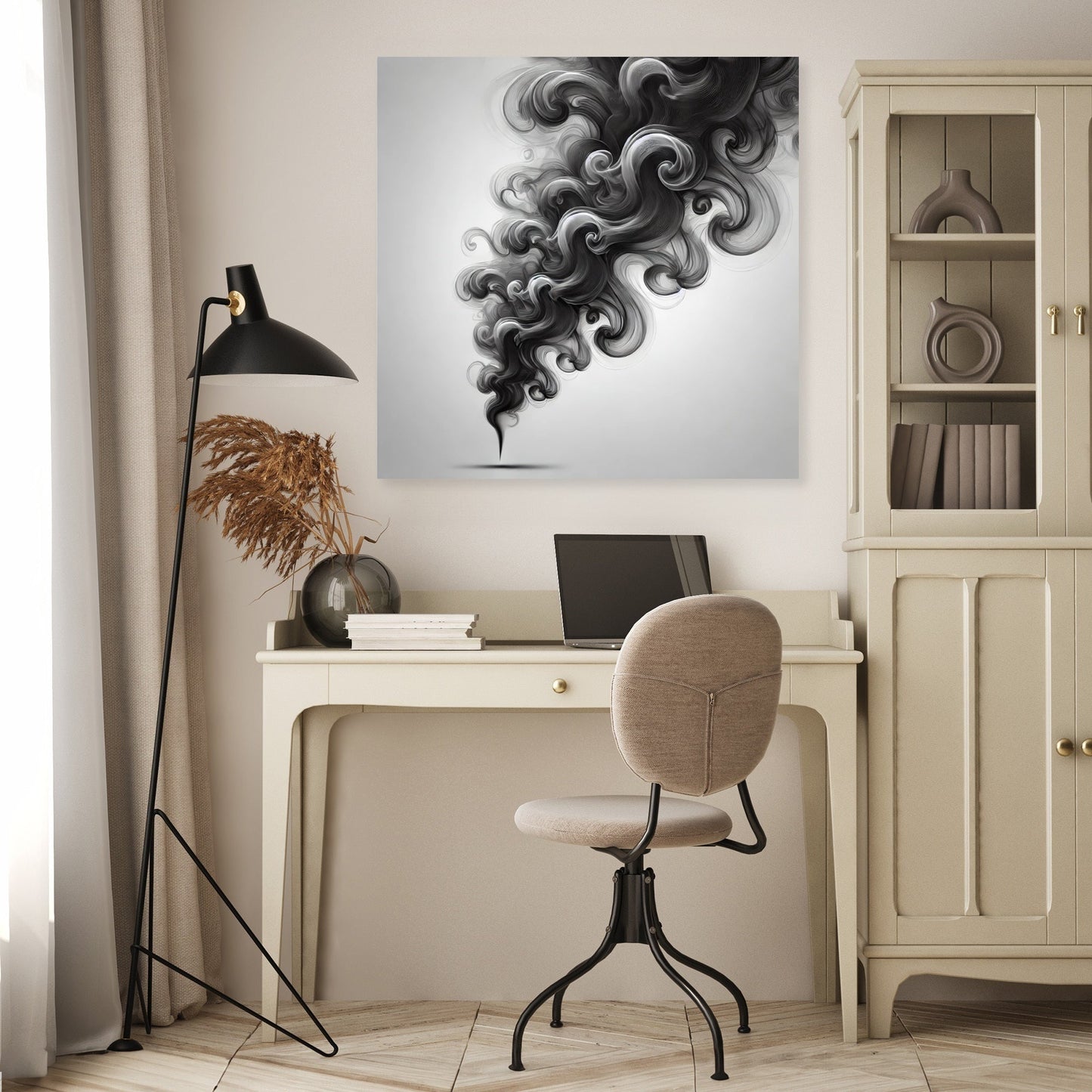 Ethereal Smoke Canvas
