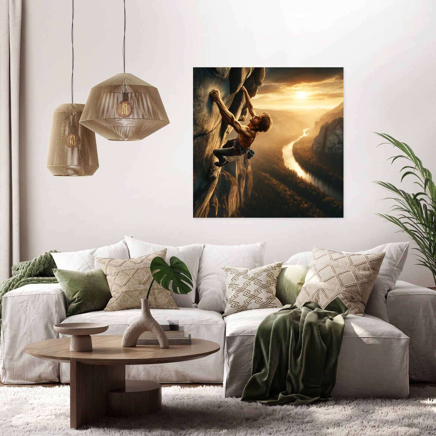Climber's Triumph Canvas