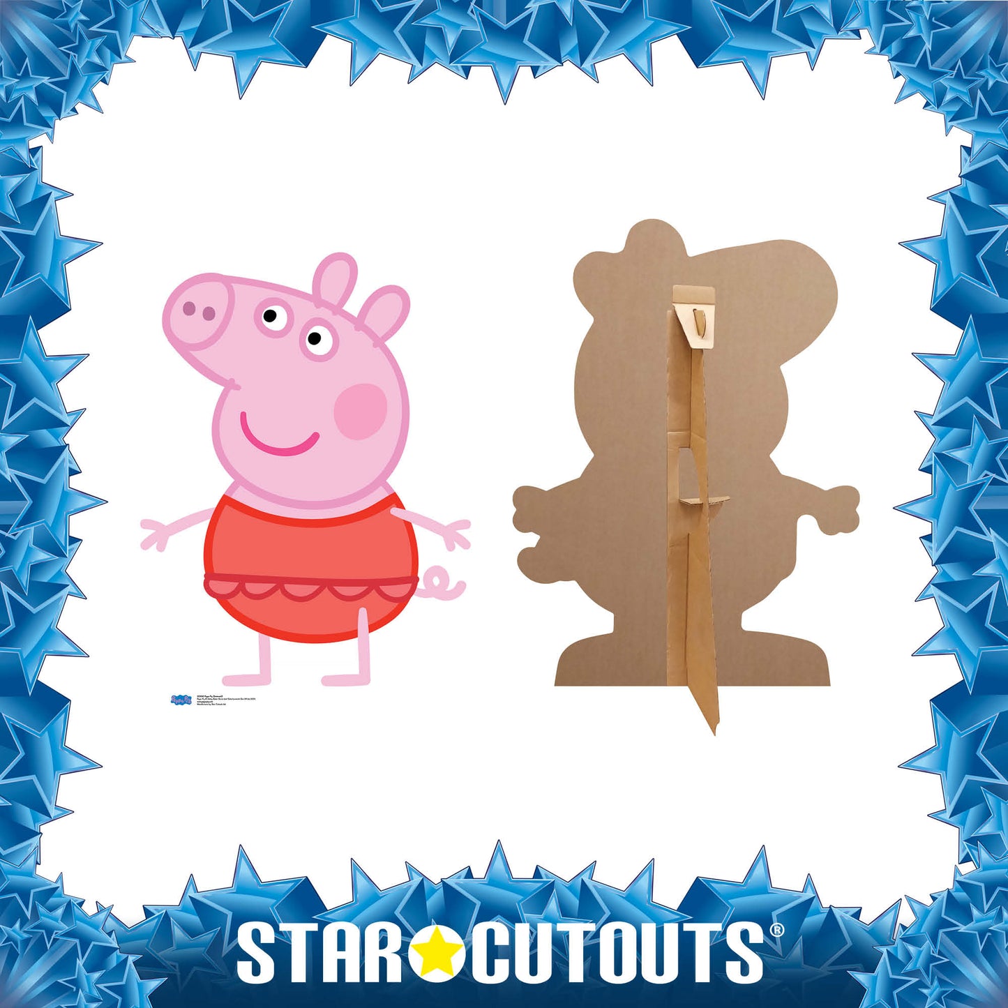 SC1060 Peppa Pig (Swimsuit) Cardboard Cut Out Height 90cm