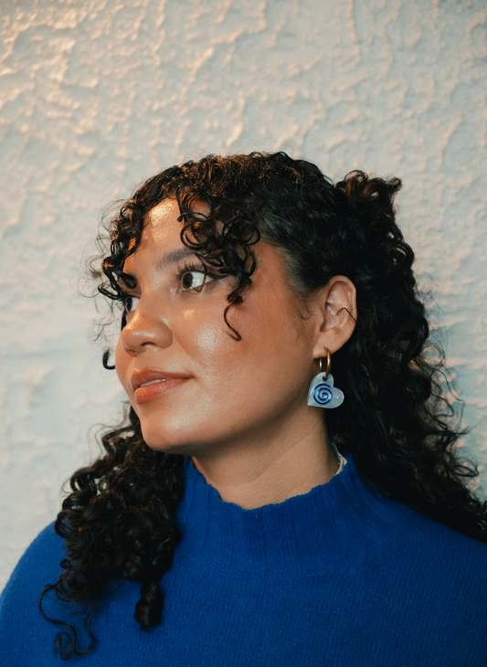 Celtic Spiral Hoop Earrings