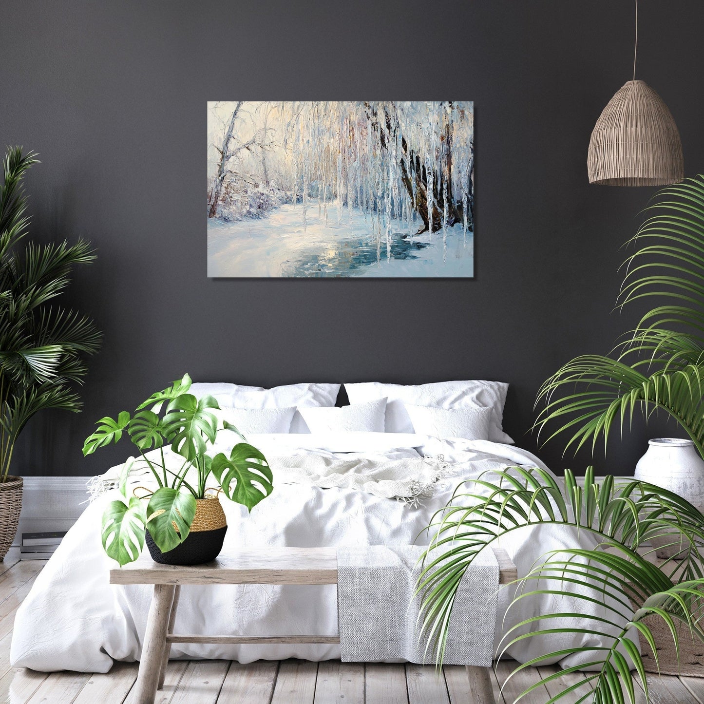Icicle Dreamscape Canvas