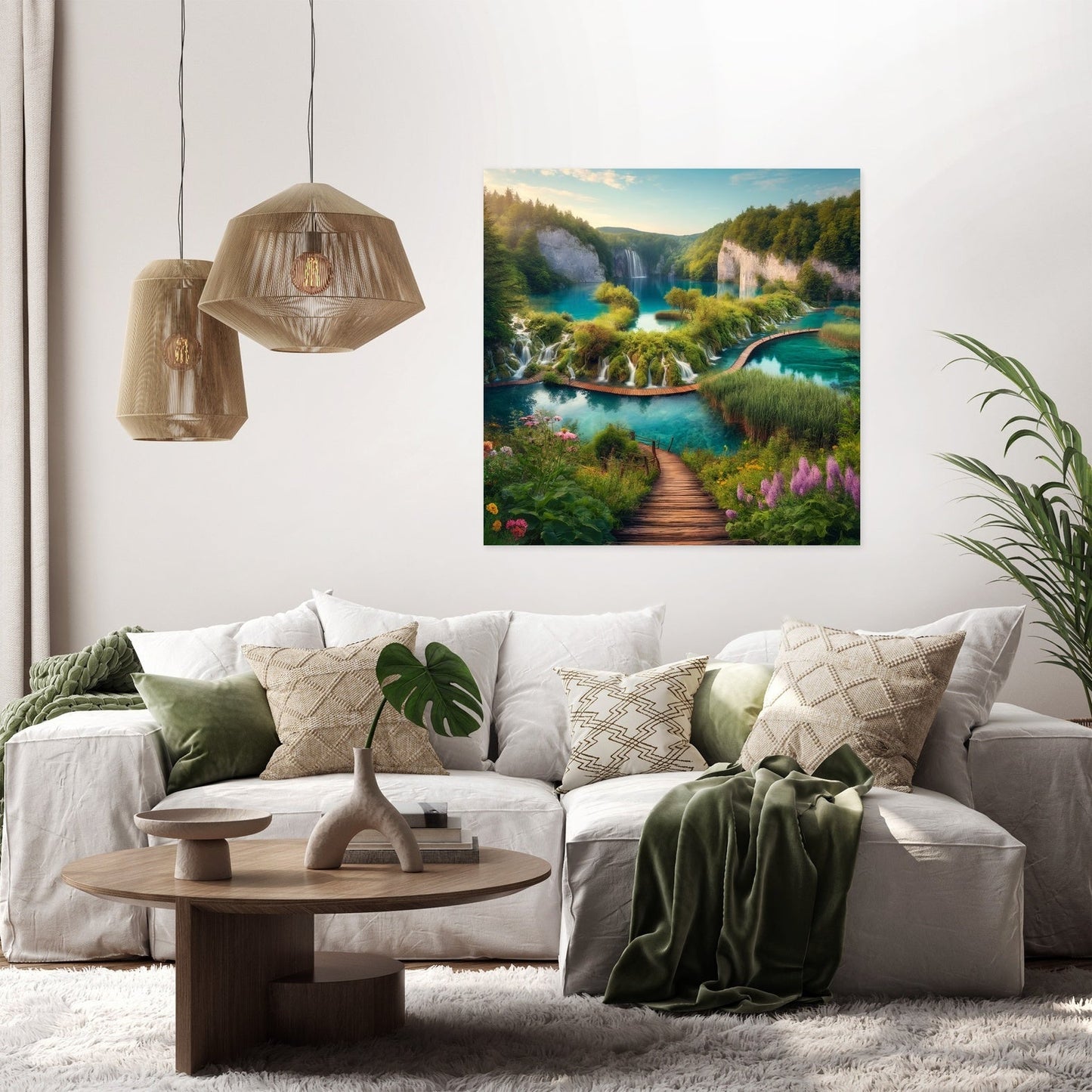 Plitvice Serenity Canvas