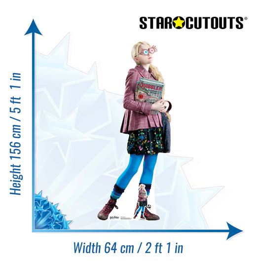 SC1083 Luna Lovegood Cardboard Cut Out Height 156cm