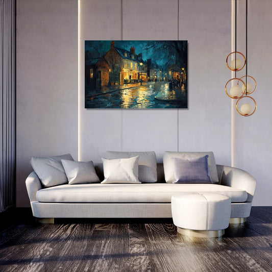 Midnight Elm Hill Canvas