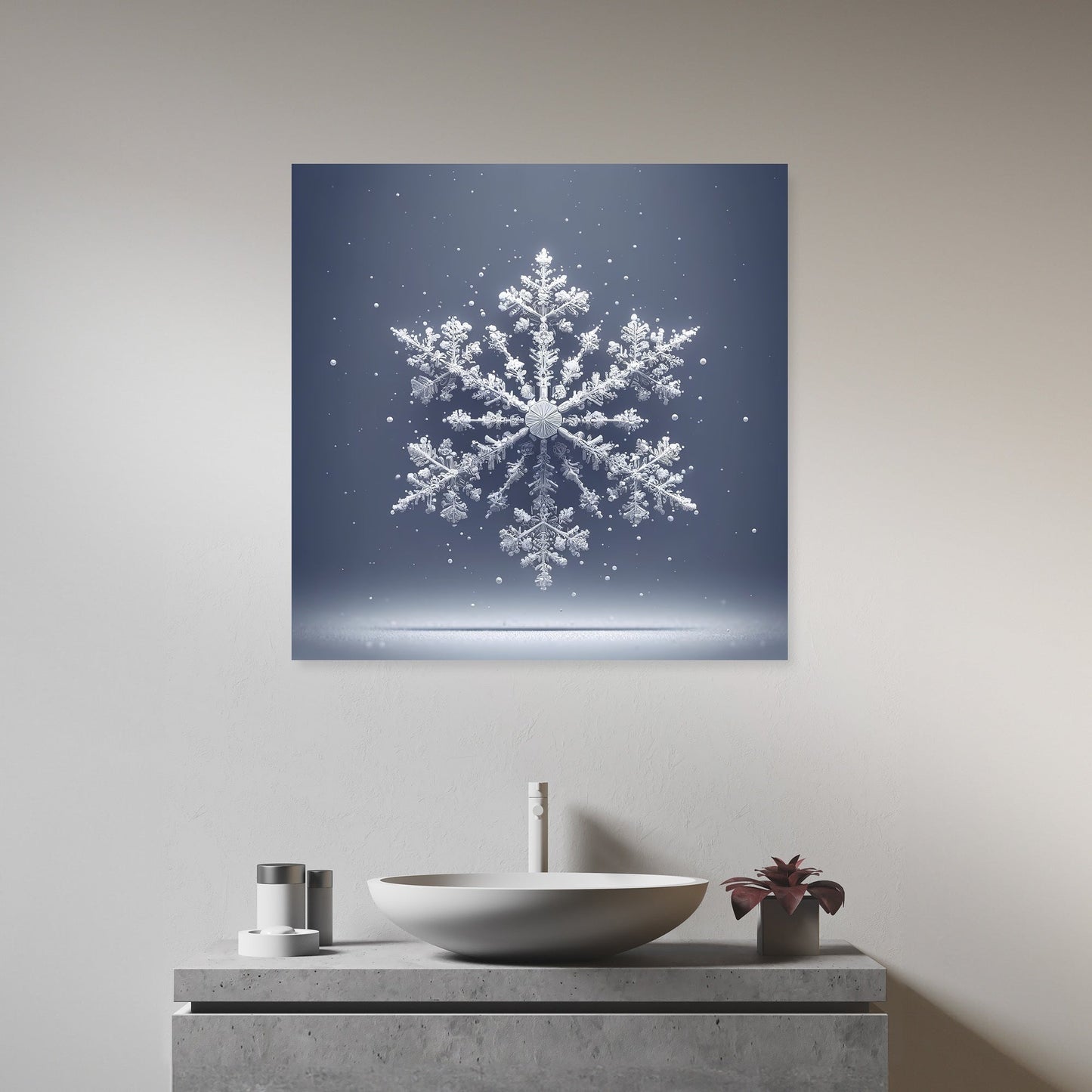Snowfall Serenity Canvas