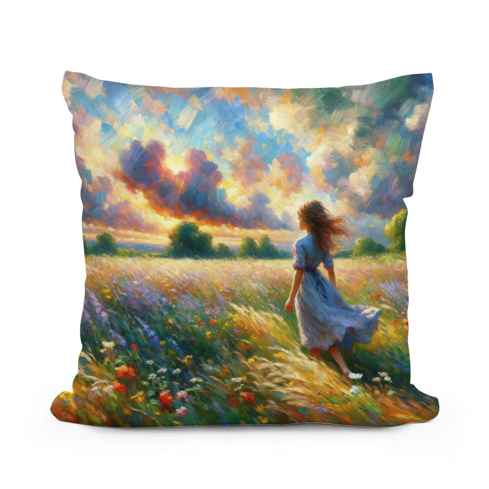 Youthful Reverie Cotton Cushion