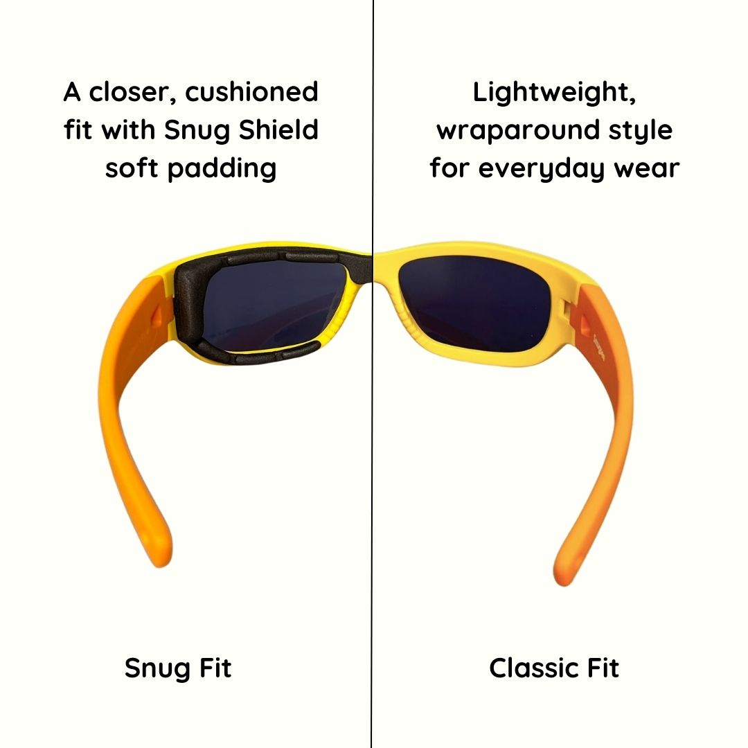 Yellow Orange Toddler Sunglasses | Signature Lens | Classic Fit | 1-2 Years