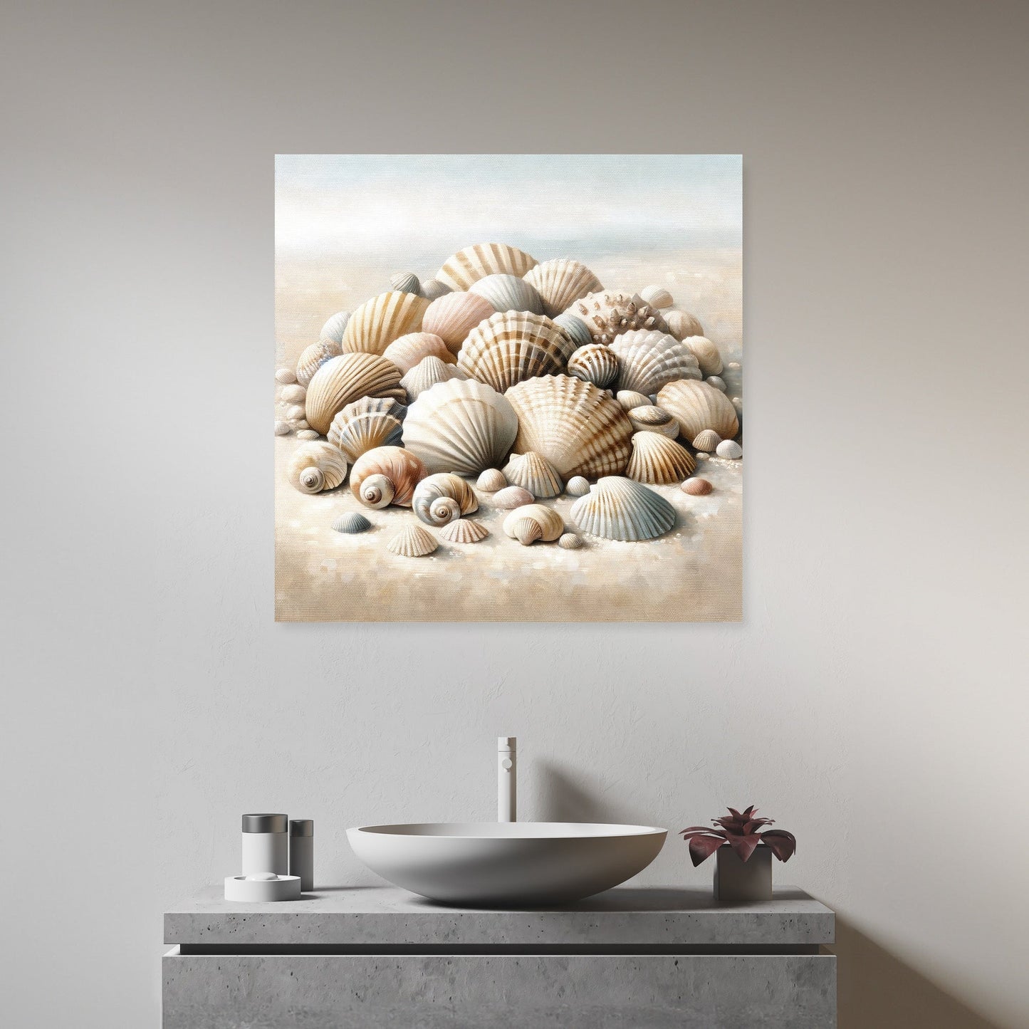 Seashell Symphony Canvas