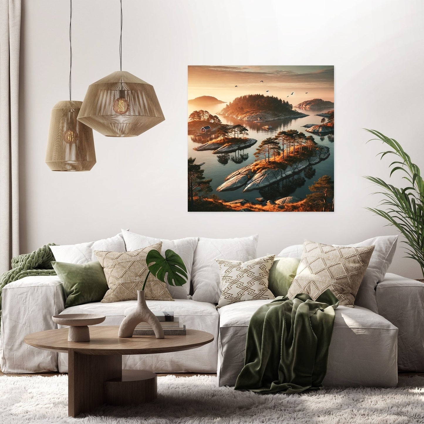 Dawn Archipelago Canvas