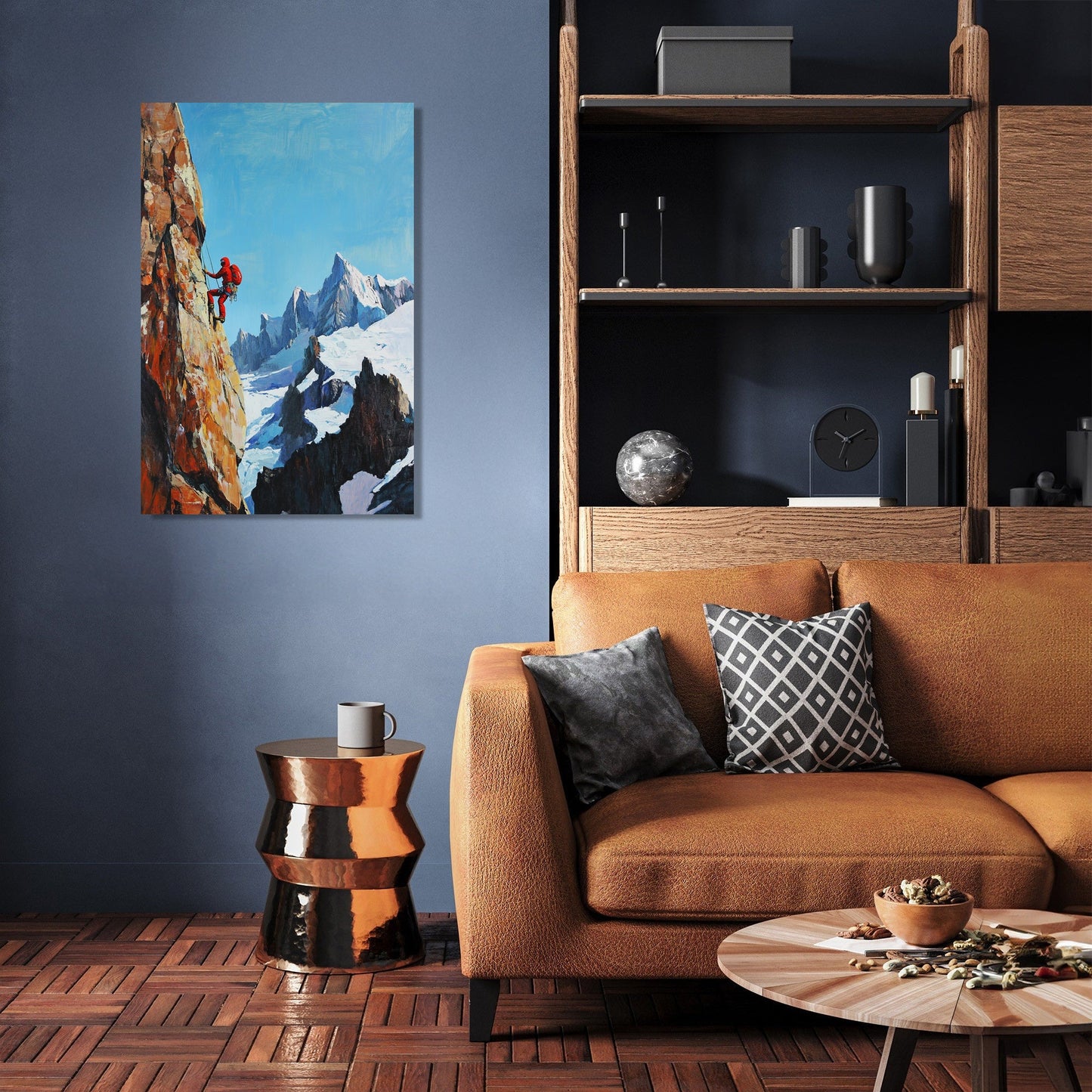 Climber's Ascent Canvas
