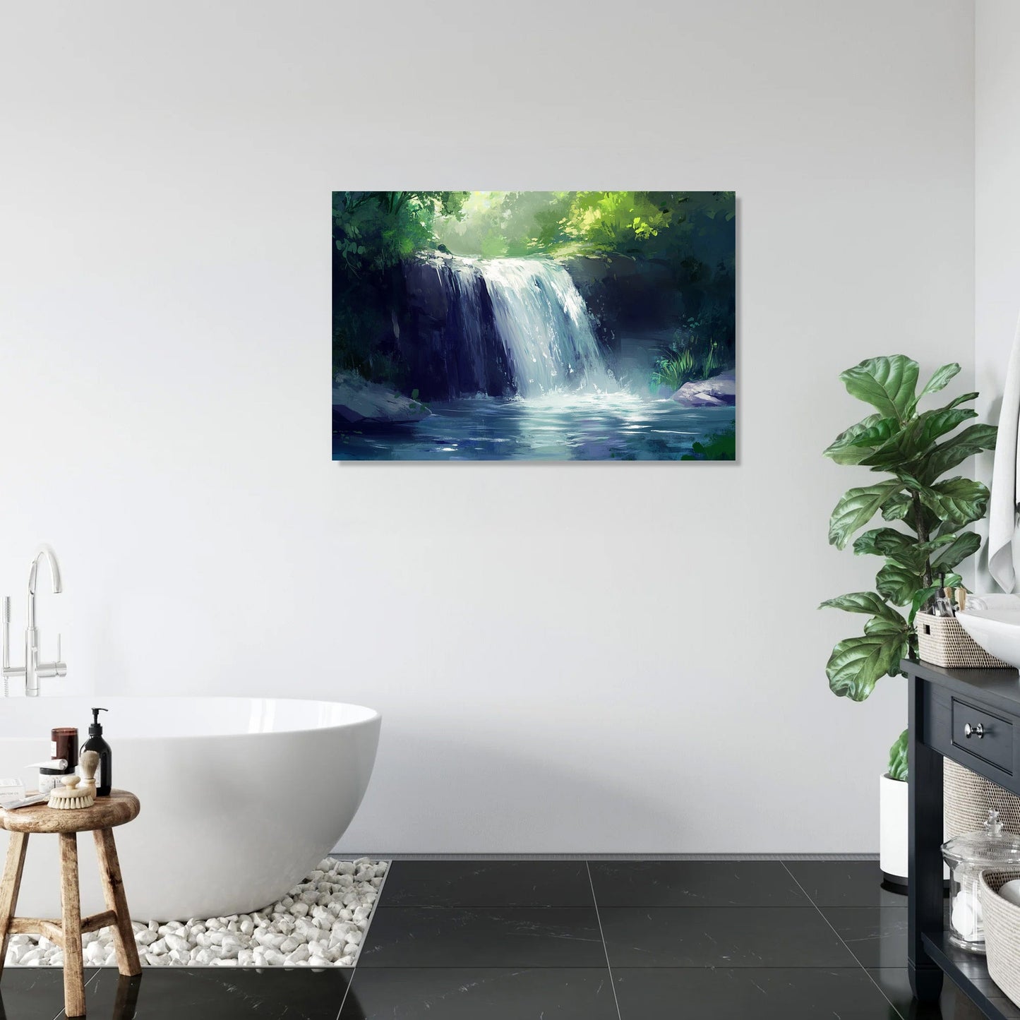 Waterfall Whispers Canvas