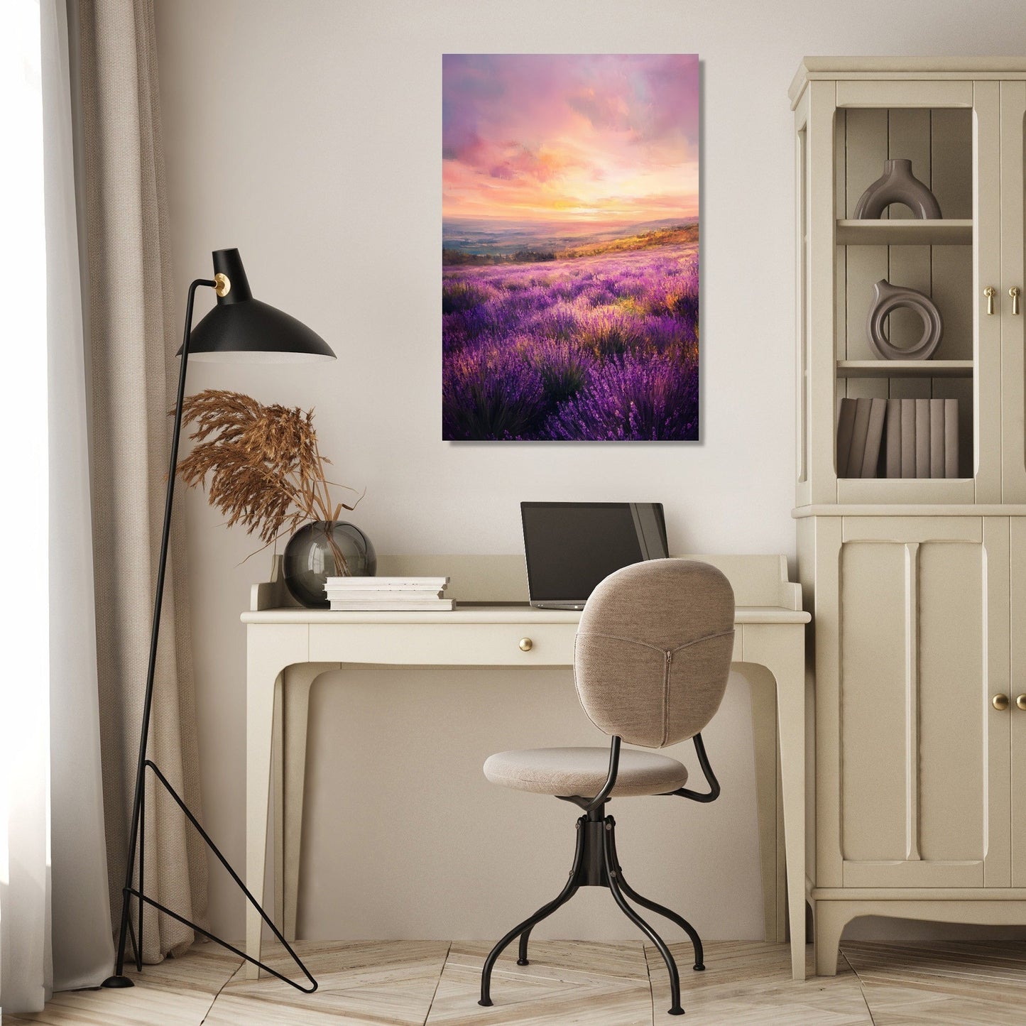 Lavender Sunrise Serenity Canvas