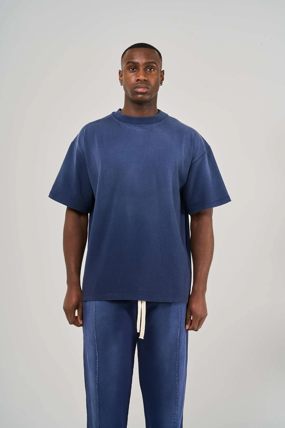 BLANK HEAVYWEIGHT FADE OUT TEE BLUE