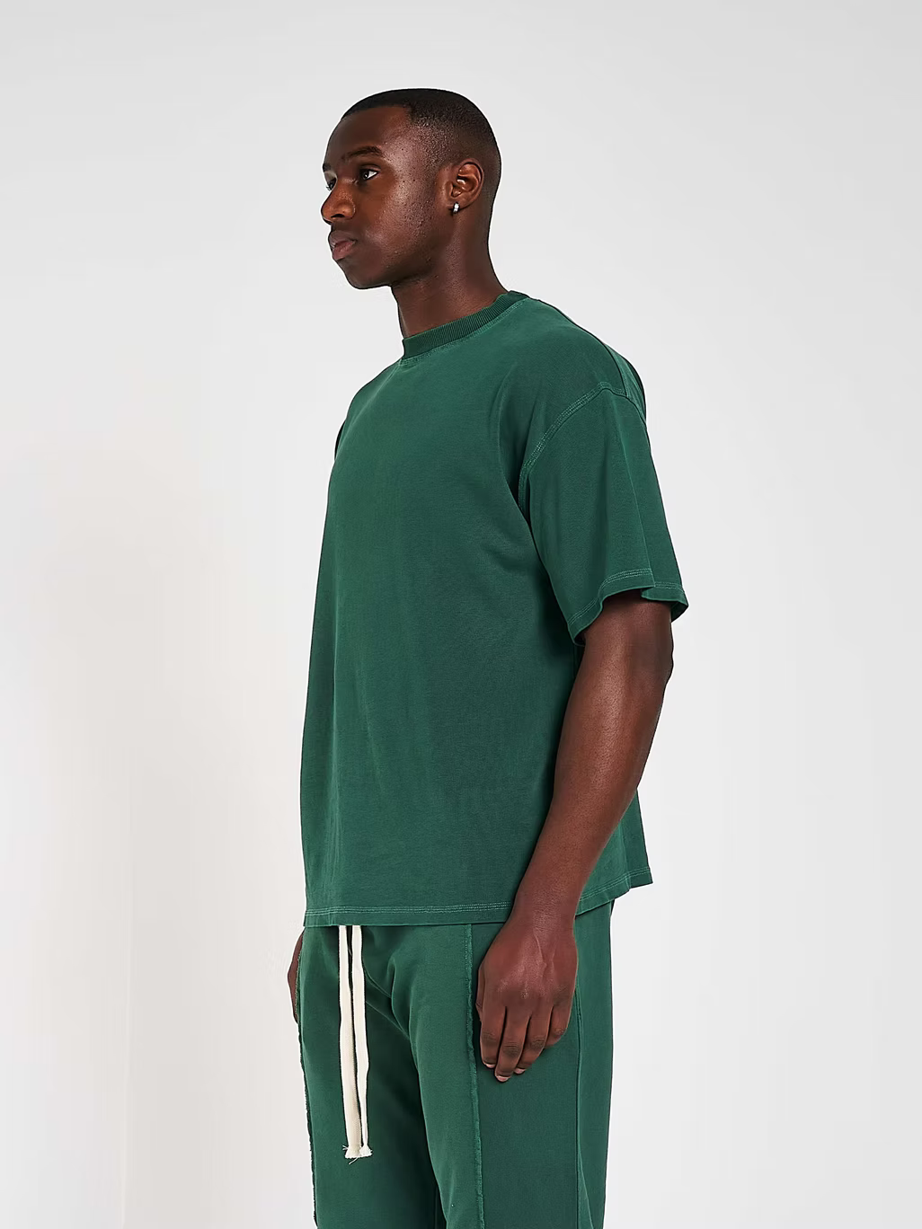 BLANK HEAVYWEIGHT TEE VINTAGE GREEN