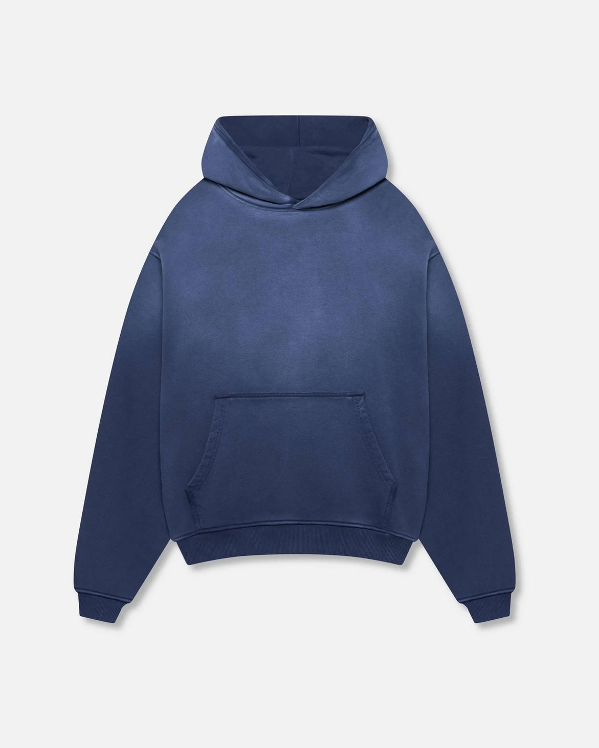 BLANK HEAVYWEIGHT FADE OUT HOODIE BLUE