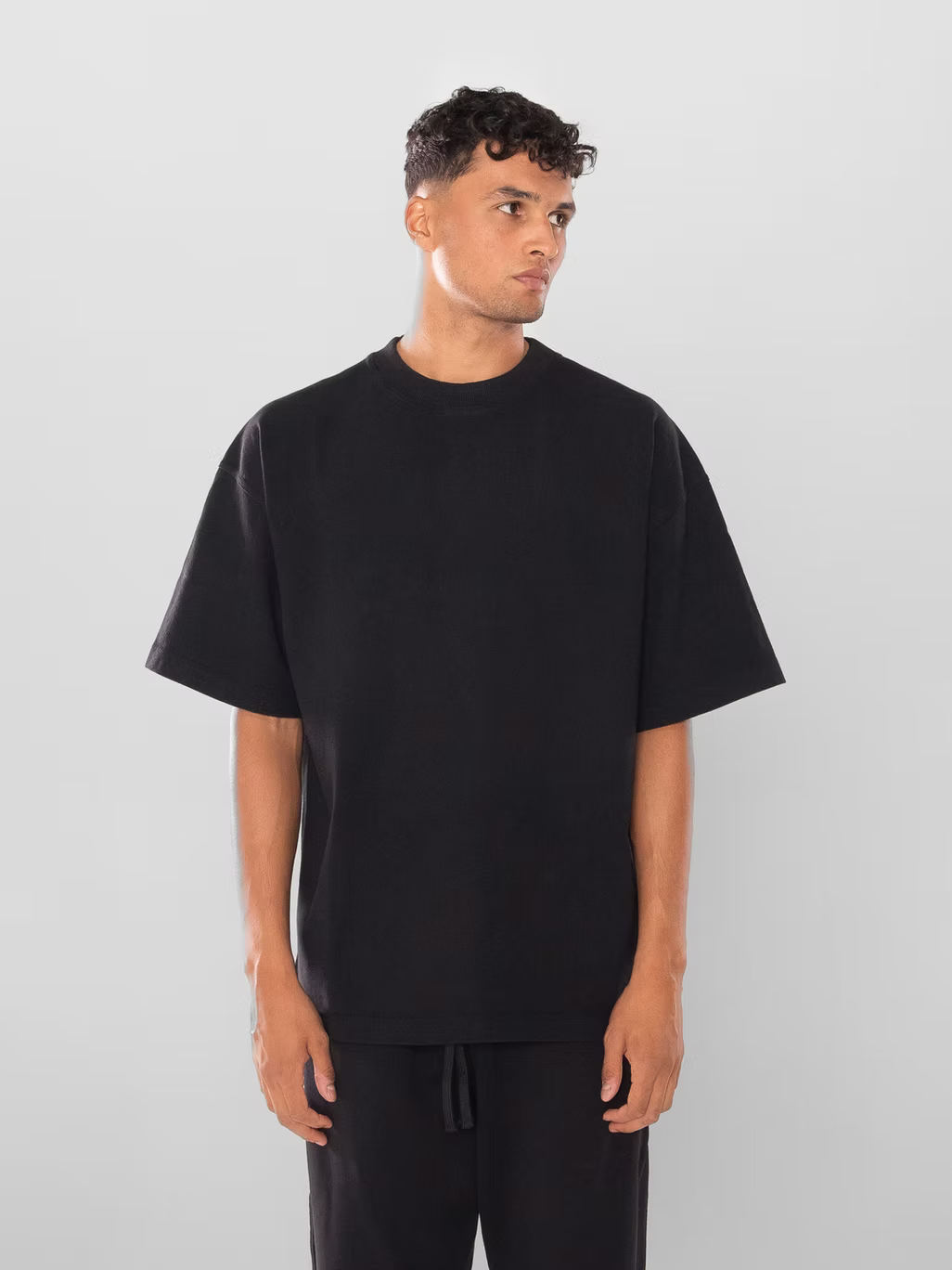 BLANK HEAVYWEIGHT TEE BLACK