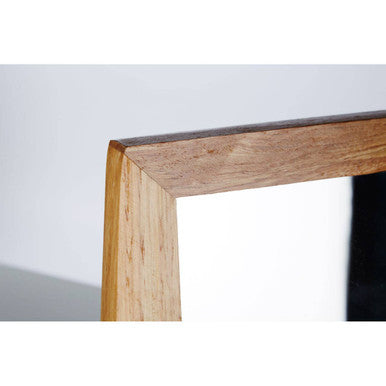 Wooden Frame Swivel Mirror