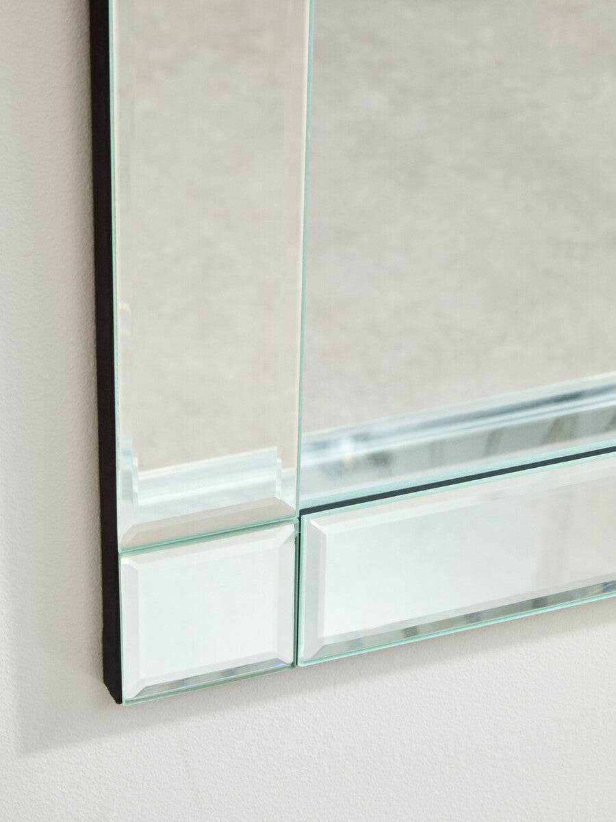 Milania Etched Border Wall Mirror