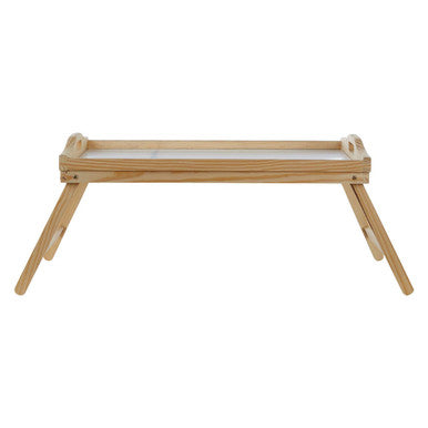 White Top Pinewood Bed Tray.