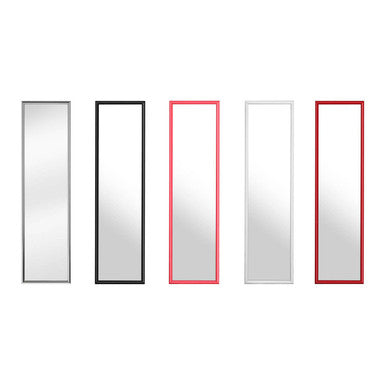 Mize Black Plastic Frame Over Door Mirror