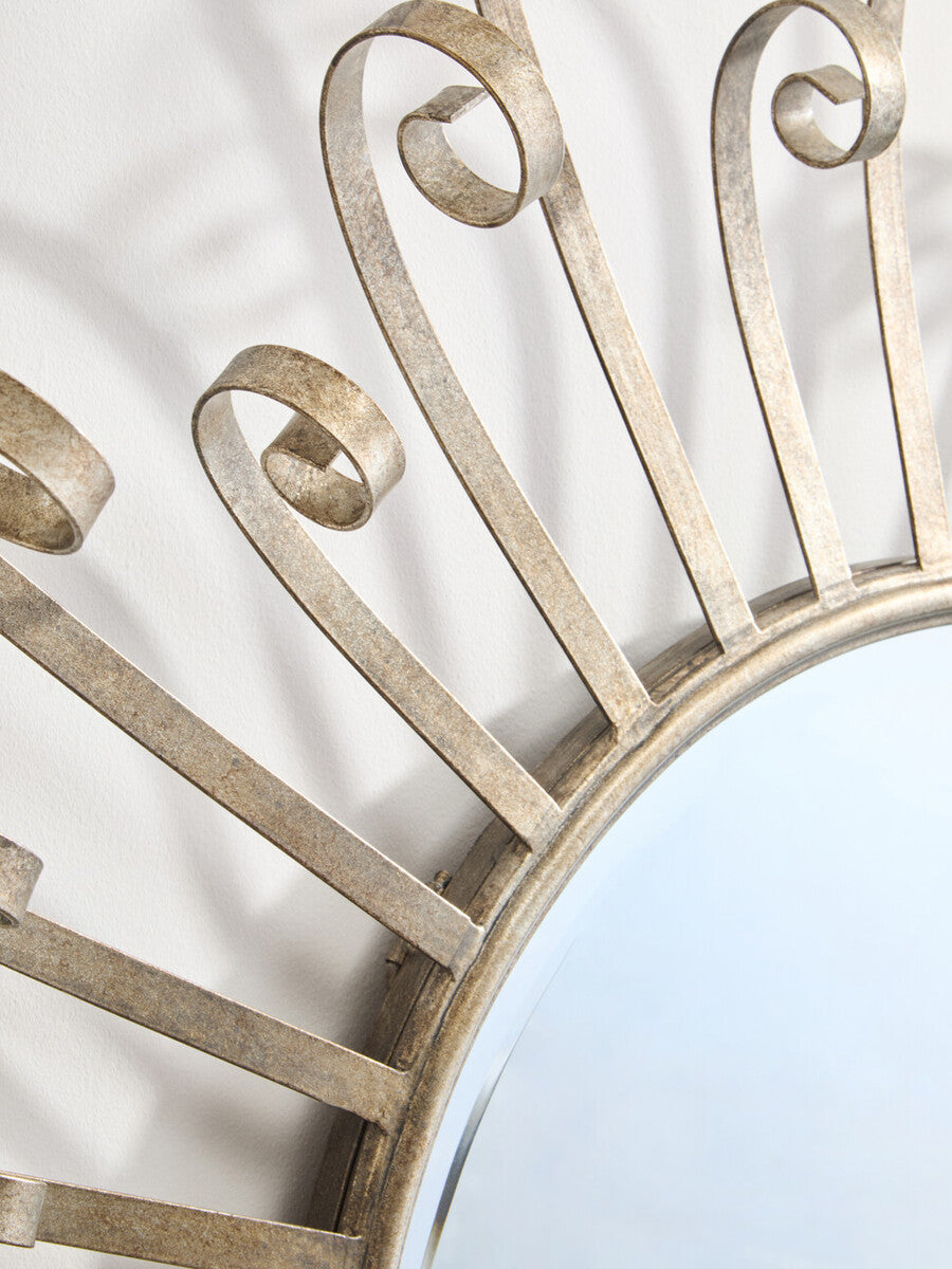 Spoke Style Wall Mirror | Cissell