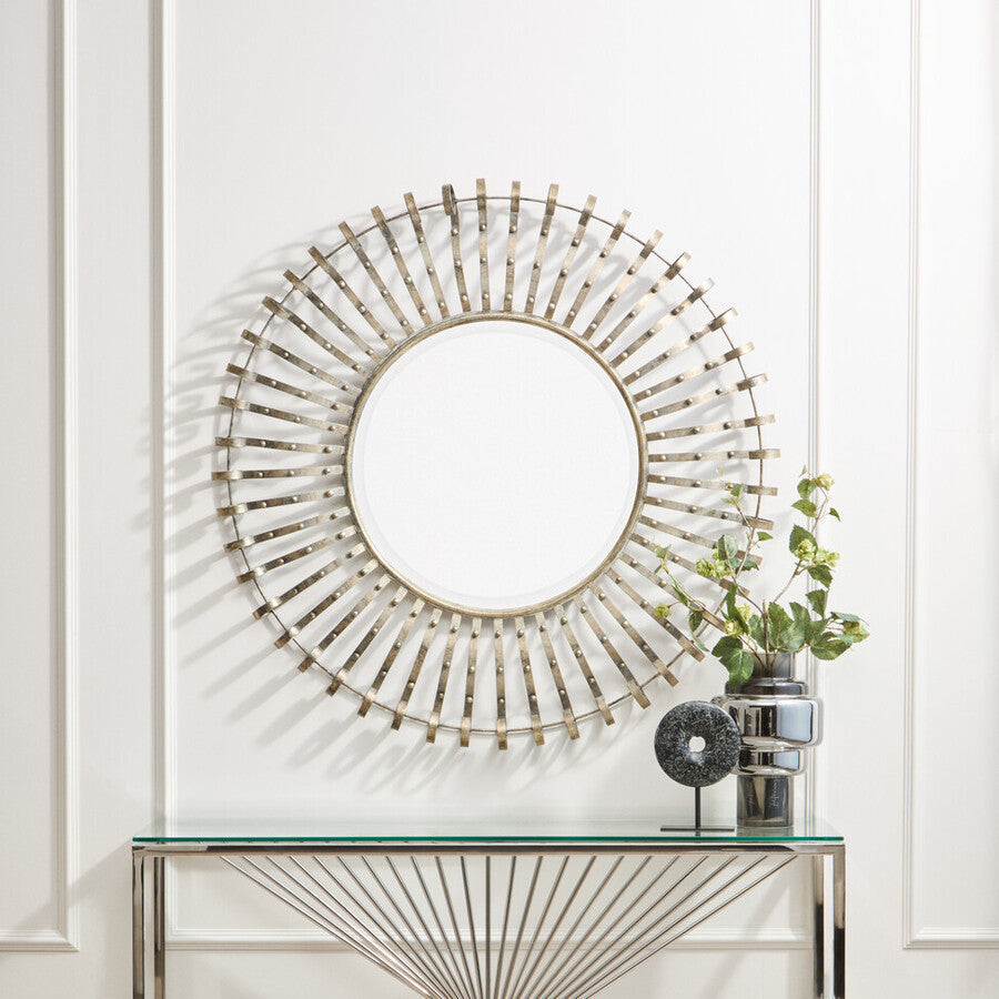 Cissell Spoke Frame Wall Mirror