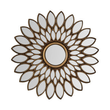 Lyra Bronze Wall Mirror