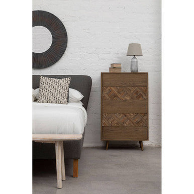 Barn Antique Wood Effect Wall Mirror