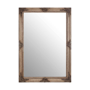 Brussels Baroque Rectangular Gold Wall Mirror