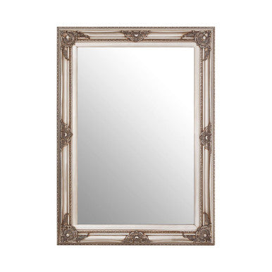 Baroque Rectangular Grey Wall Mirror | Brussels