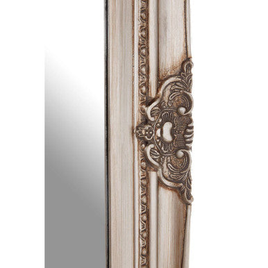 Baroque Rectangular Grey Wall Mirror | Brussels