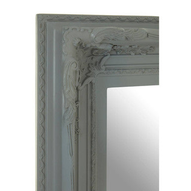 Brussels Baroque Rectangular Antique Grey Wall Mirror
