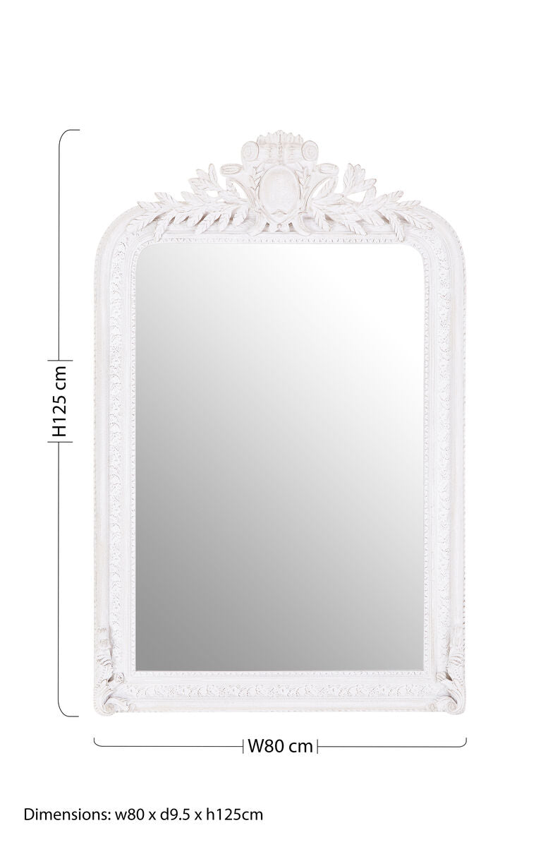 Gloria Stone Grey Wall Mirror