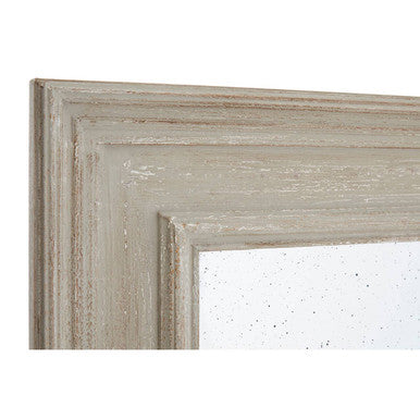 Gail 3 Section Ash Wood Frame Wall Mirror
