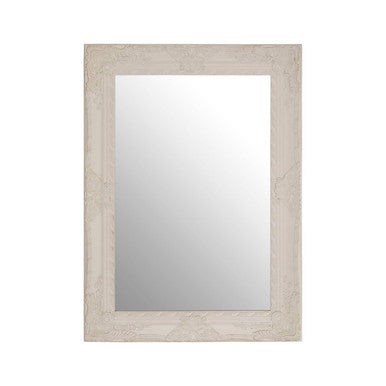 White Ornate Wall Mirror | Como