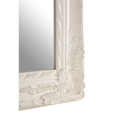 White Ornate Wall Mirror | Como