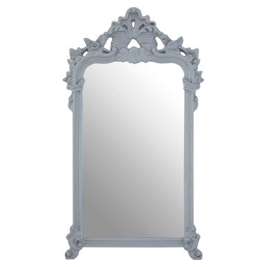 Grey Wall Mirror with Ornate Frame | Gabrieli