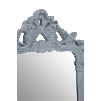 Grey Wall Mirror with Ornate Frame | Gabrieli