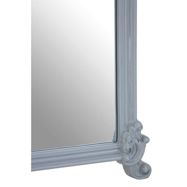 Grey Wall Mirror with Ornate Frame | Gabrieli